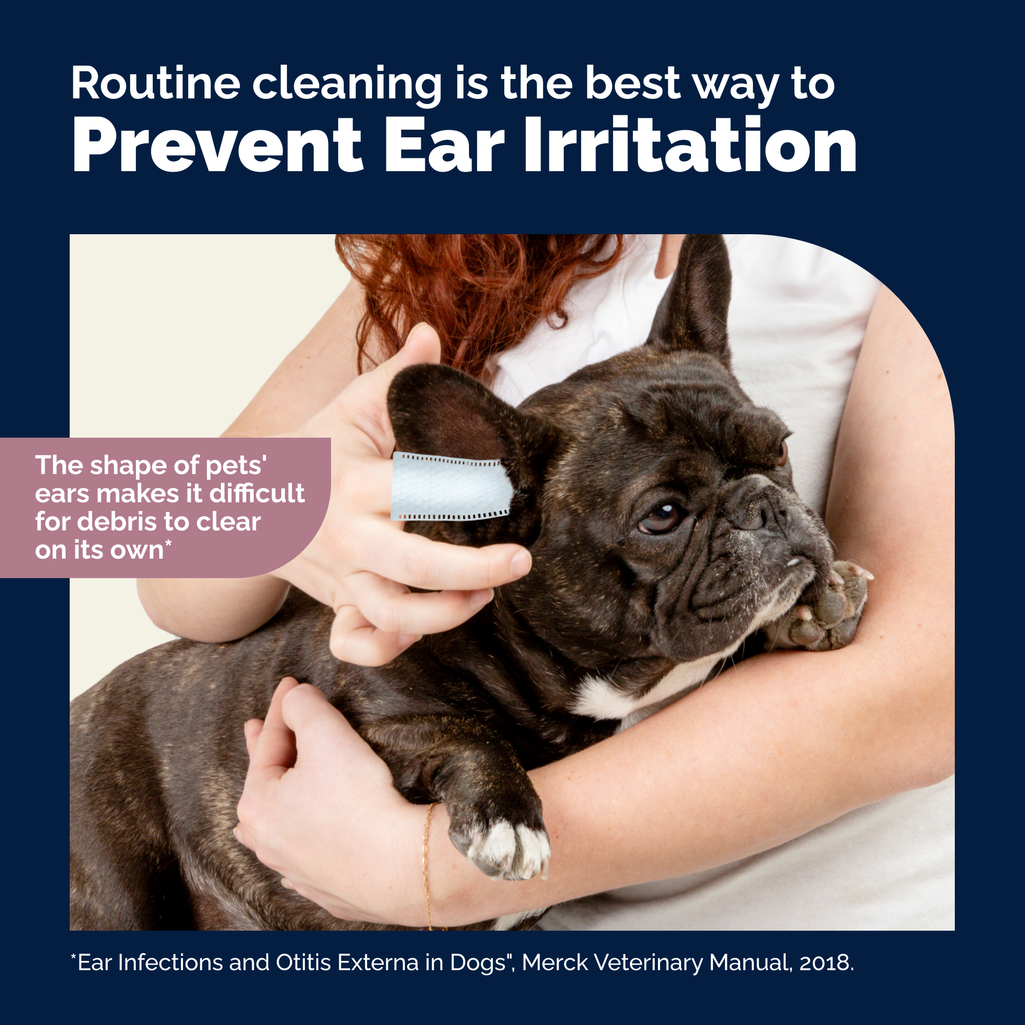 Oticbliss™ Cleaning Drying Ear Finger Mitt For Dogs Cats