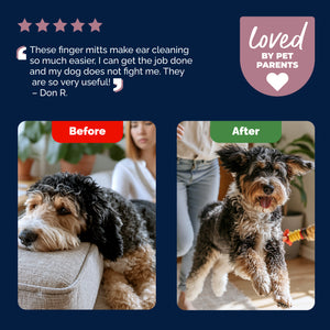 OticBliss™ Ear Cleaning Finger Mitts