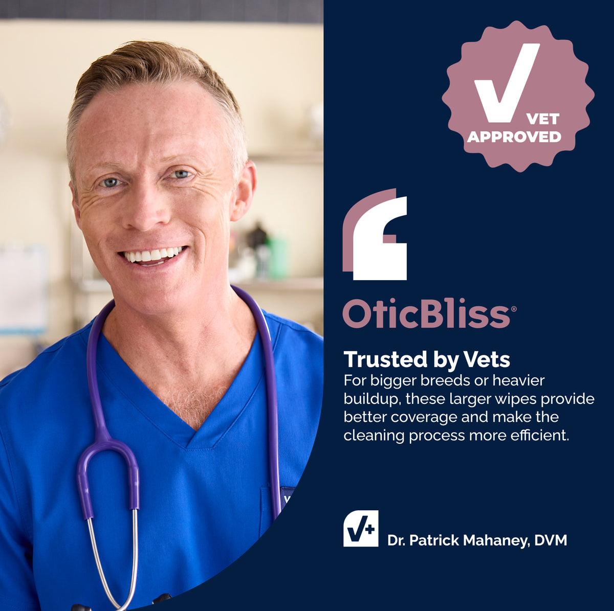OticBliss™ Ear Cleaning X-Large Wipes