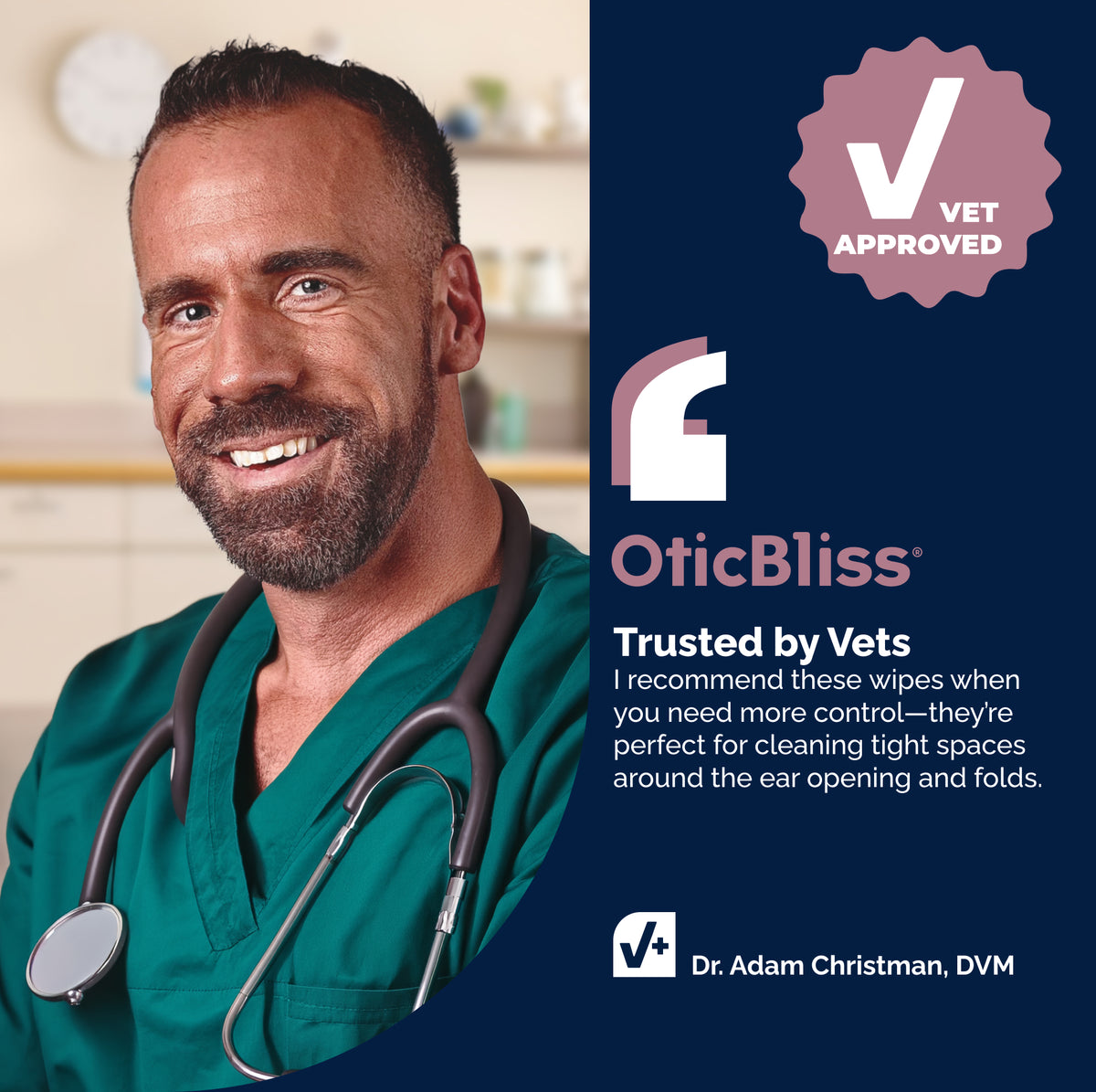 OticBliss™ Ear Cleaning Wipes