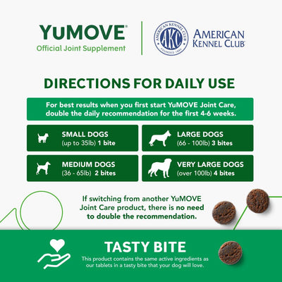 YuMOVE Joint Supplement for Adult Dogs I Tasty Bites Soft Chews