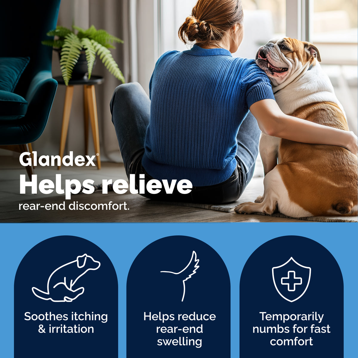 Glandex® Advanced Vet Strength  Anal Gland Spray or Wipes