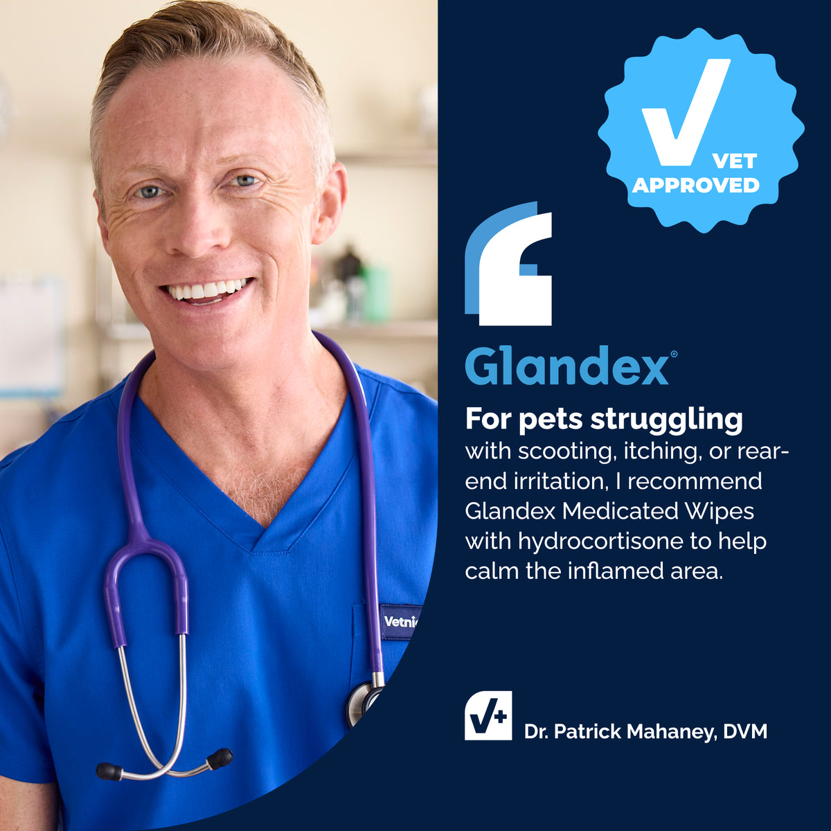 Glandex® Advanced Vet Strength  Anal Gland Spray or Wipes