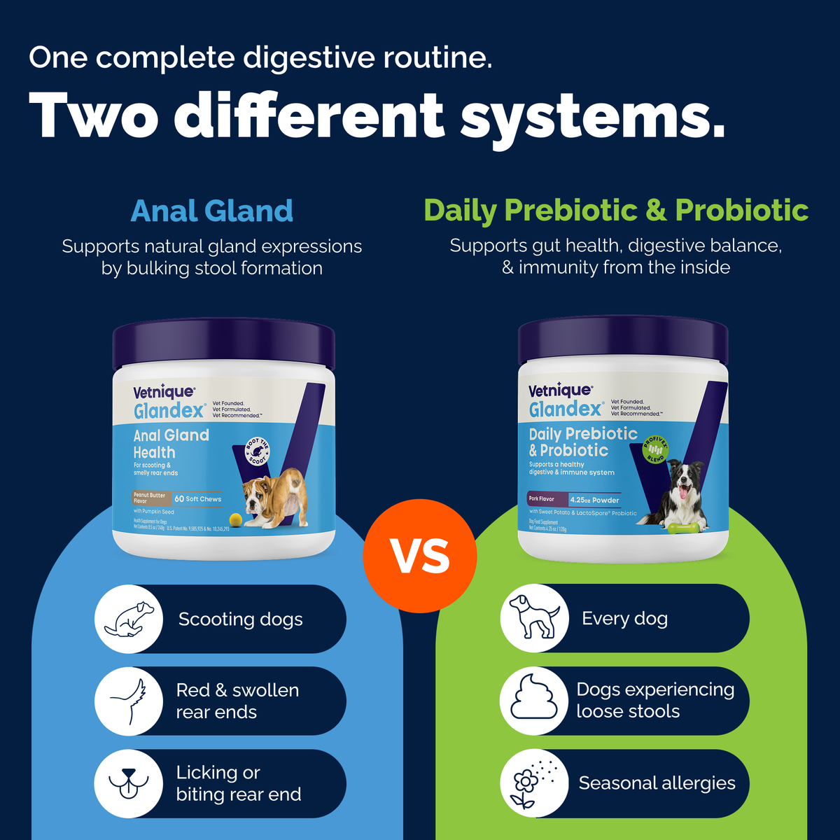 Glandex® Daily Prebiotic & Probiotic Soft Chews