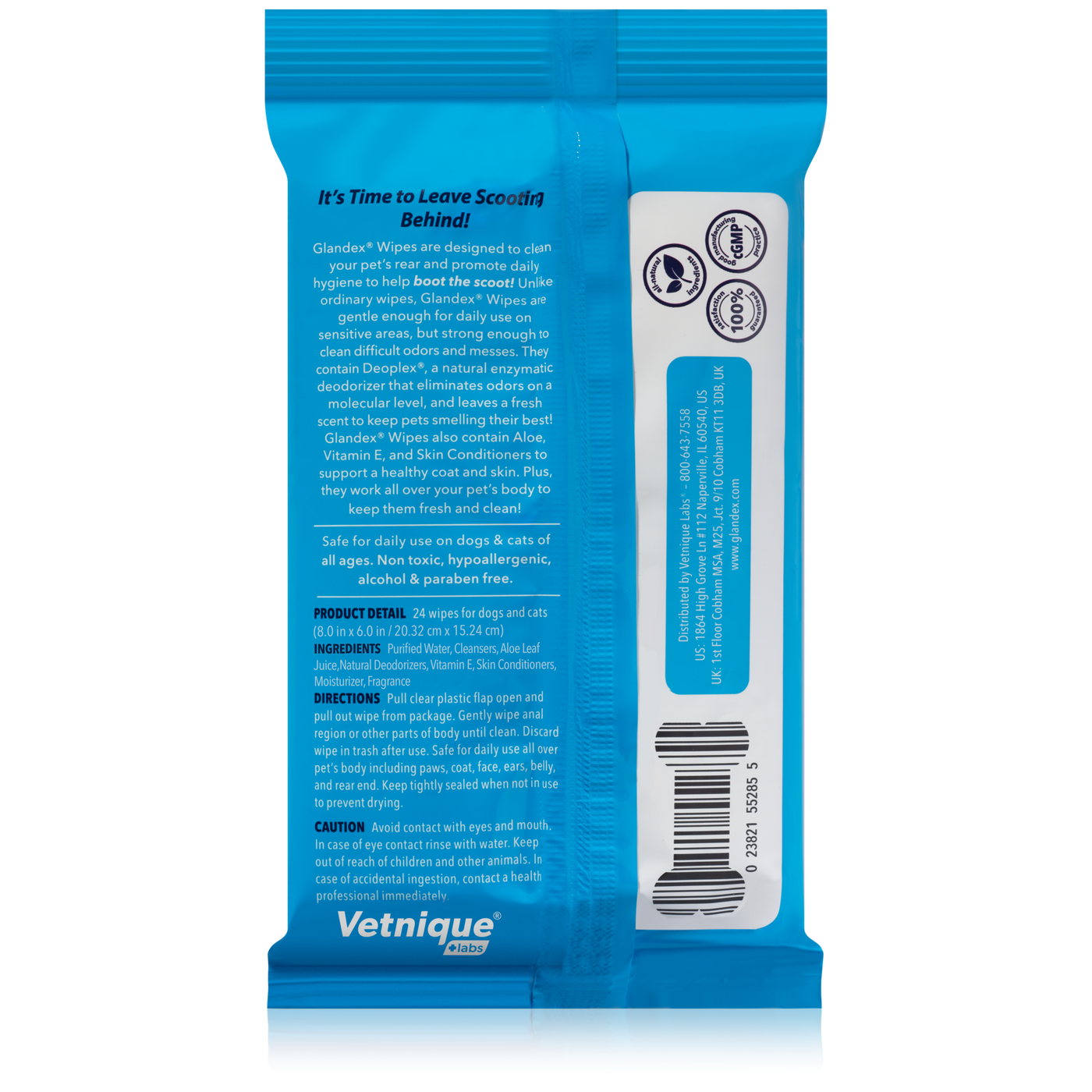 Glandex® Anal Gland Hygienic Pet Wipes - VetPass Free Sample