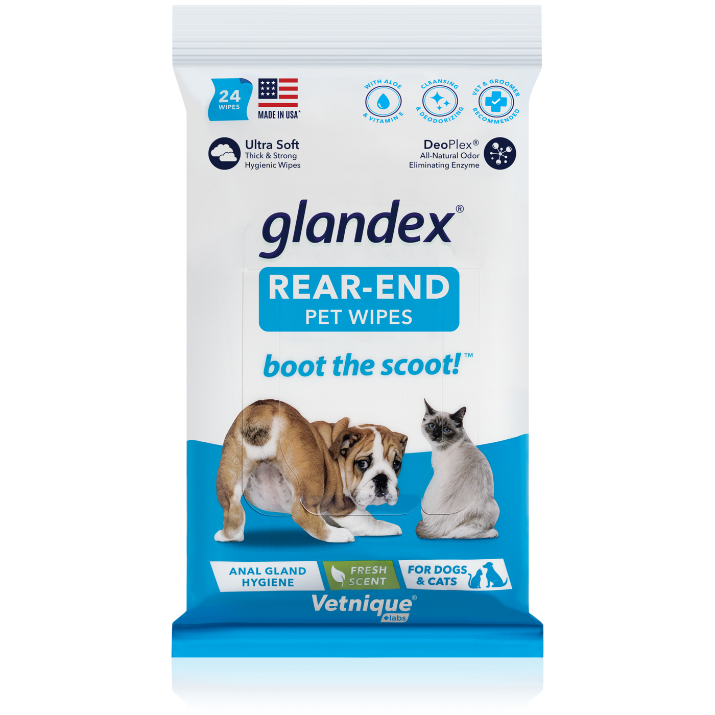 Glandex® Anal Gland Hygienic Pet Wipes - VetPass Free Sample