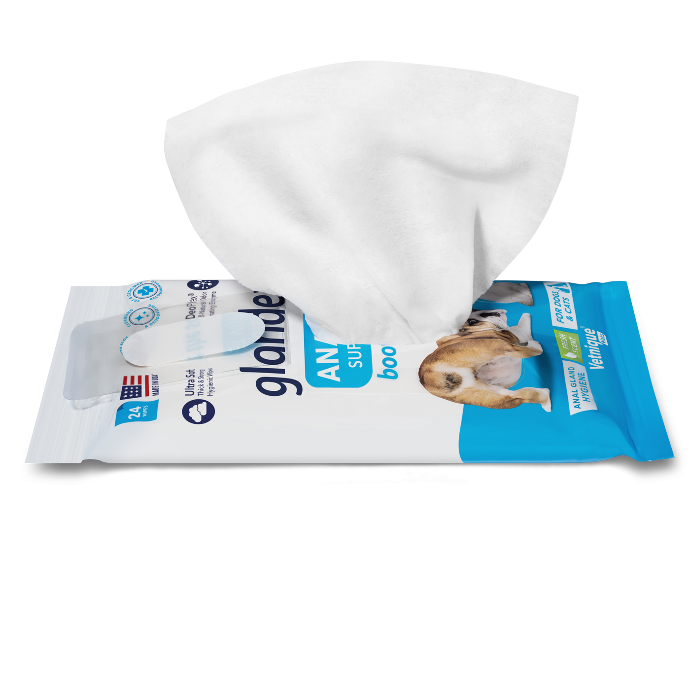 Glandex® Anal Gland Hygienic Pet Wipes - VetPass Free Sample