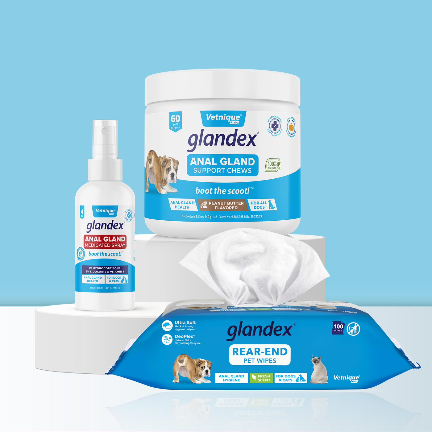 Glandex® Boot The Scoot Anal Gland Bundle