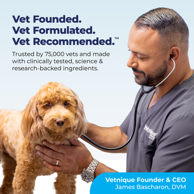 Vet Founded, Vet Formulated, Vet Recommended