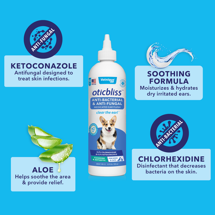 Oticbliss™ Ear Care Bundle for Dogs and Cats - Save 15%!